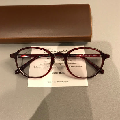 Oval Frames | Black, Burgundy or Tortoise additional product view