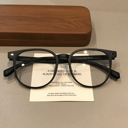Oversized Square Frames | Matte Black, Broad Brow