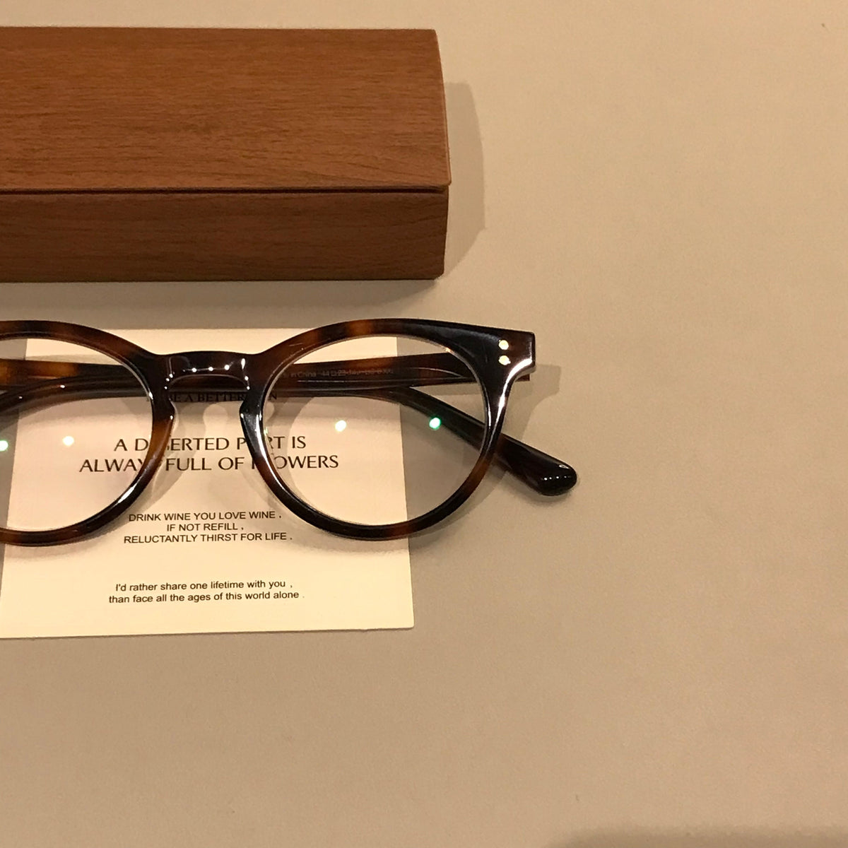 Compact Oval Frames | Black or Tortoiseshell additional product view