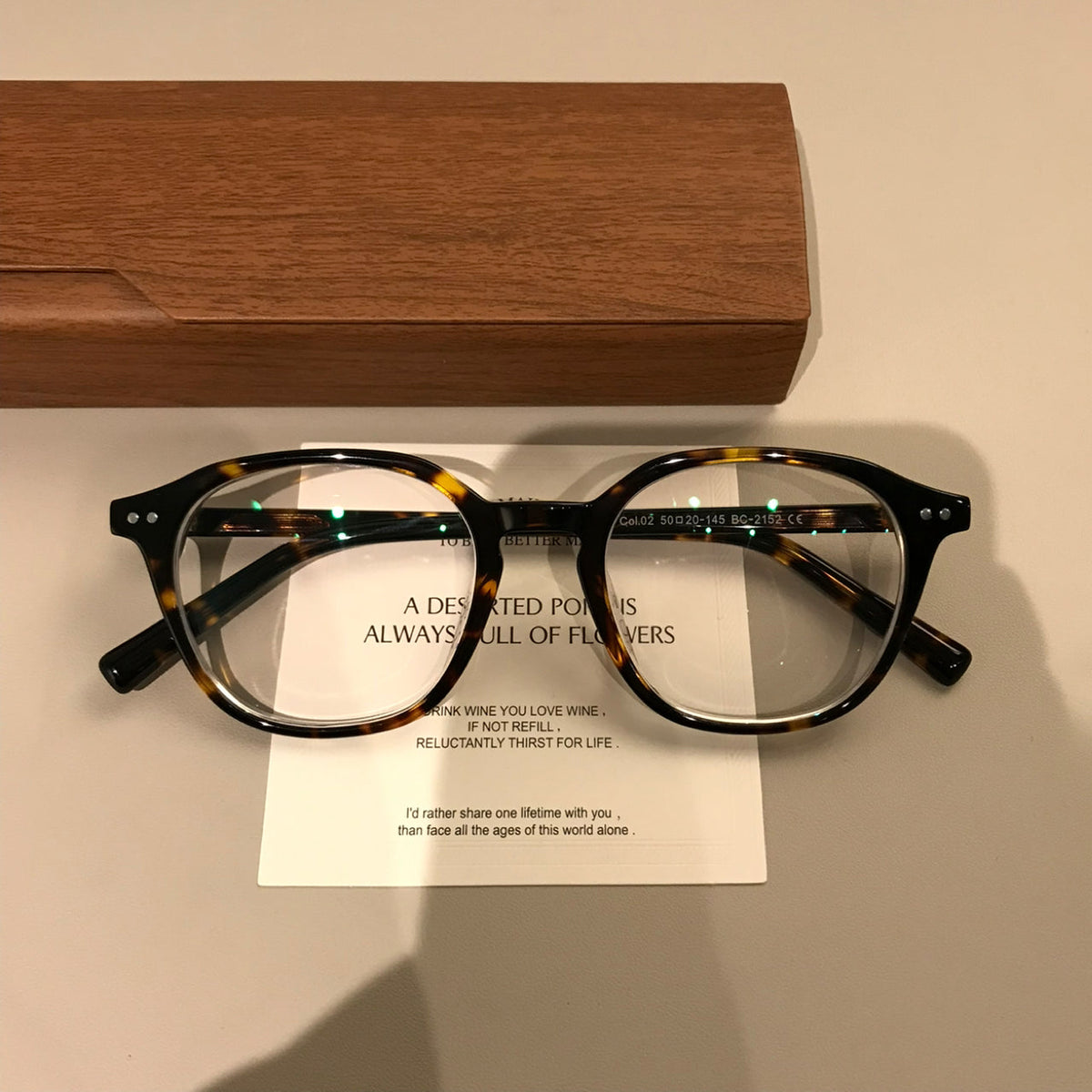 Retro Rounded Eyeglass Frames | Broad Temples - Amber Tortoiseshell