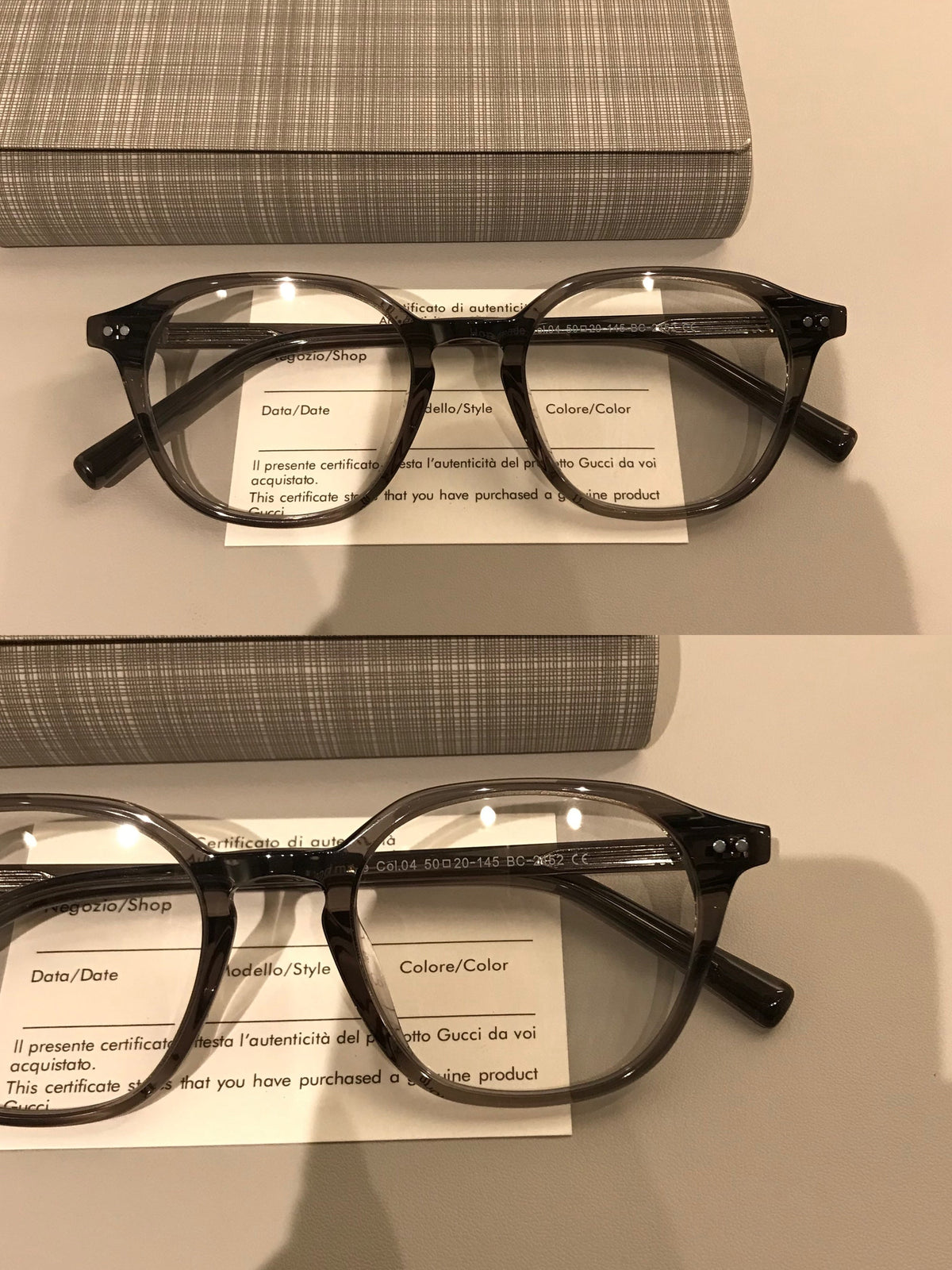 Retro Rounded Eyeglass Frames | Broad Temples lens detail
