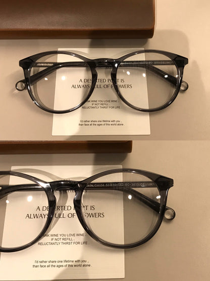 Rounded Square Frames | Decorative Temples lens detail