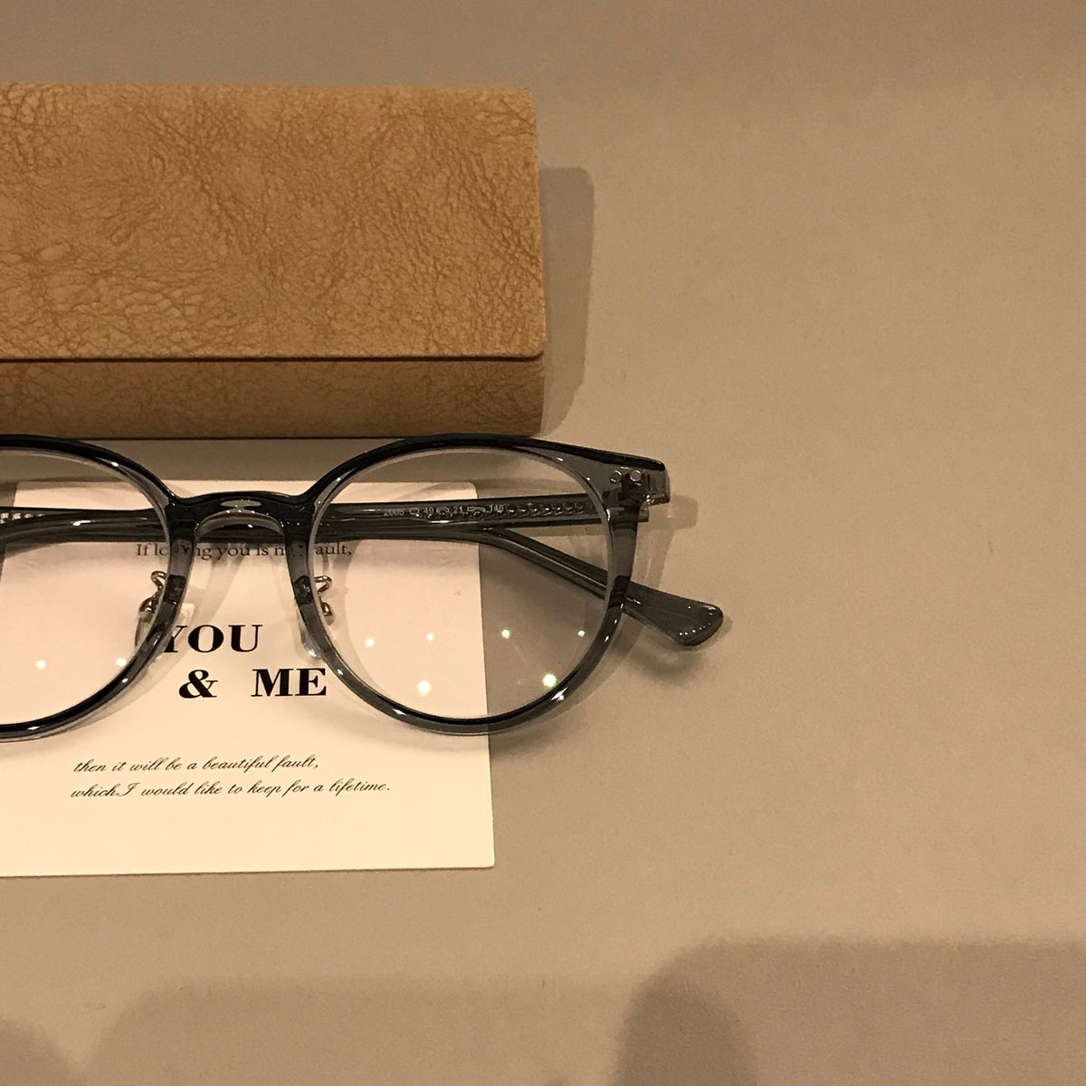 Round Eyeglass Frames | Corner Accents additional product view