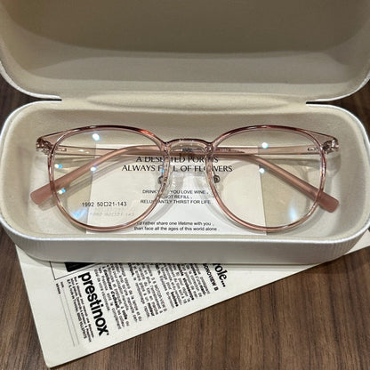 Wide Square Eyeglass Frames | Rounded Corners front view