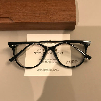 Cat-Eye Eyeglass Frames | Amber Brown or Black additional product view