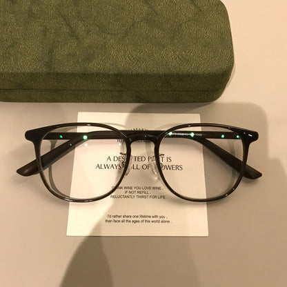 Compact Round Eyeglass Frames | Corner Accents additional product view