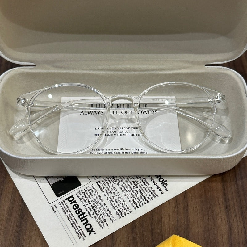 Rounded Square Frames | Brown, Black or Clear - Clear