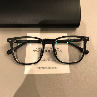 Geometric Square Eyeglass Frames | Size Options