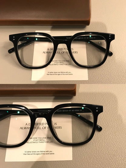 Geometric Square Eyeglass Frames | Size Options additional product view