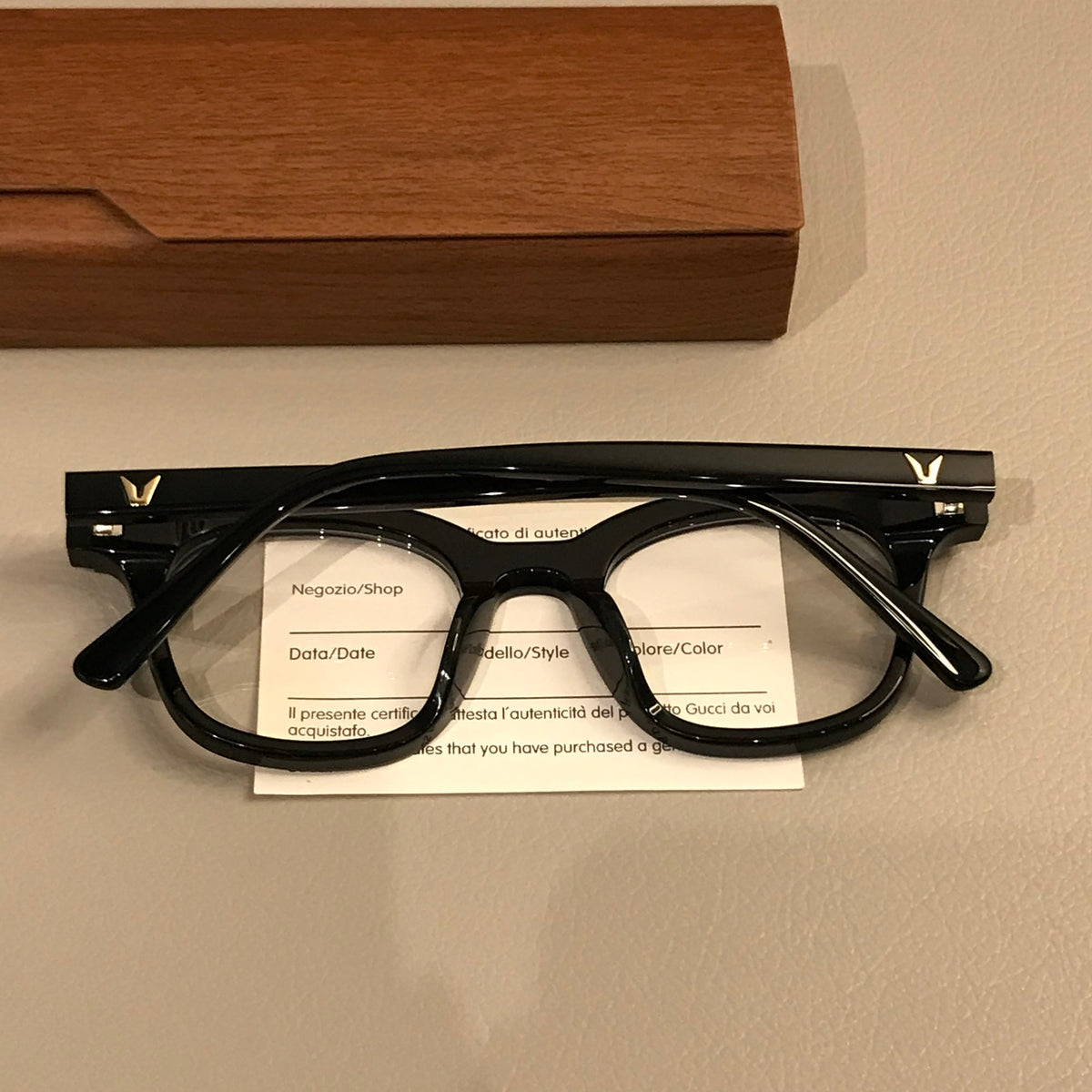 Retro Rectangular Eyeglass Frames with Paired Corner Rivets, Tortoiseshell