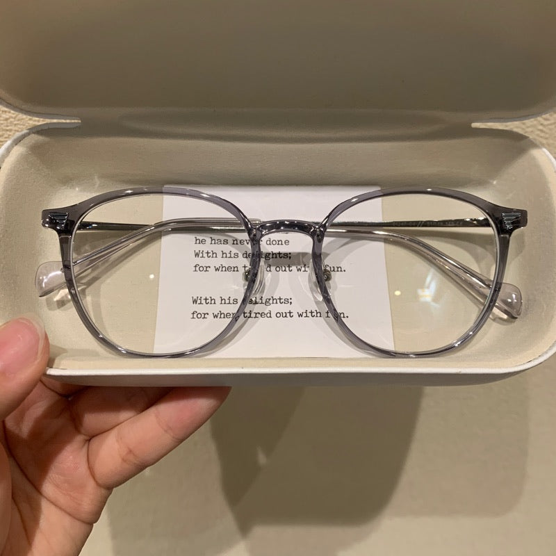 Classic Round Keyhole Eyeglass Frames additional product view