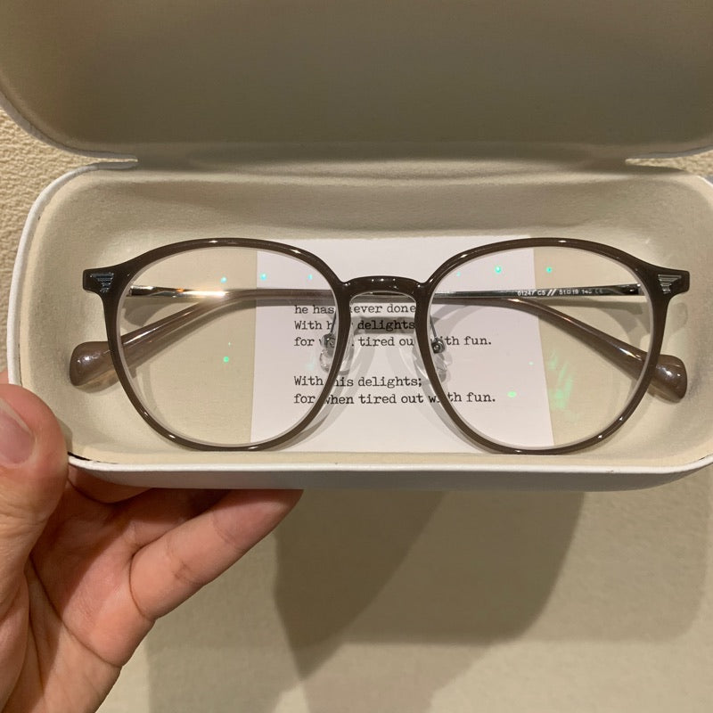 Classic Round Keyhole Eyeglass Frames additional product view