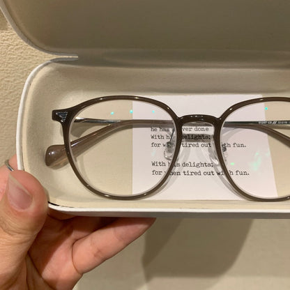Classic Round Keyhole Eyeglass Frames additional product view