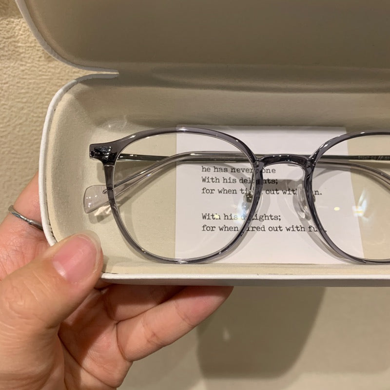 Classic Round Keyhole Eyeglass Frames additional product view