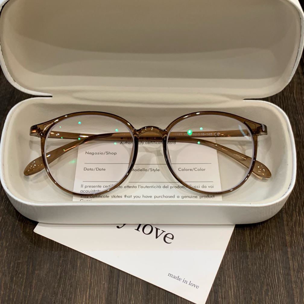 Thin-Rim Round Frames | Cool Tea Brown - Cool Tea Brown