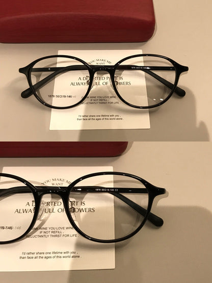Round Studded Frames | Broad Temples side view