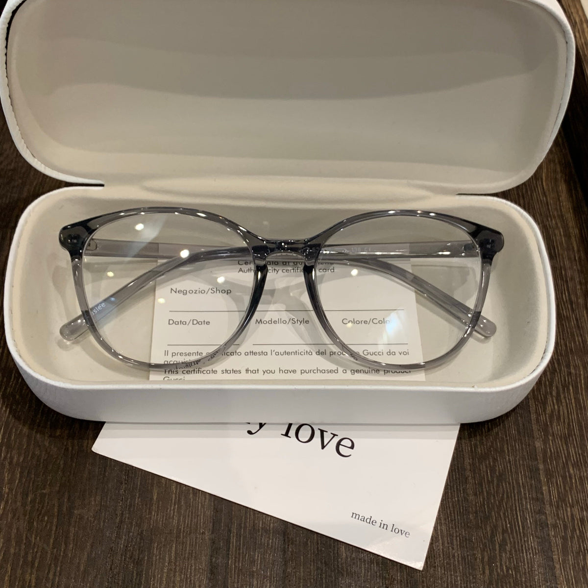Rounded Square Frames | Slim Temples, Five Colors additional product view