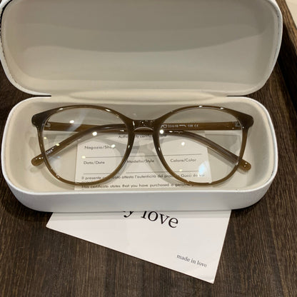 Rounded Square Frames | Slim Temples, Five Colors temple detail