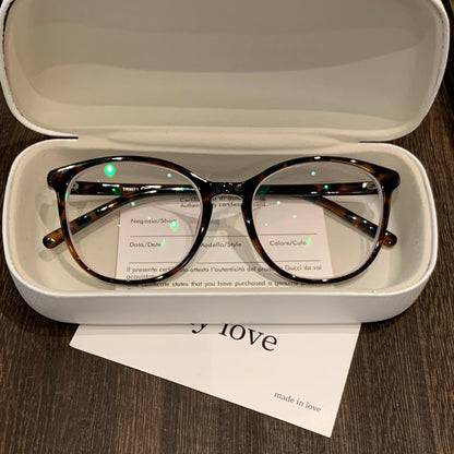 Rounded Square Frames | Slim Temples, Five Colors frame detail