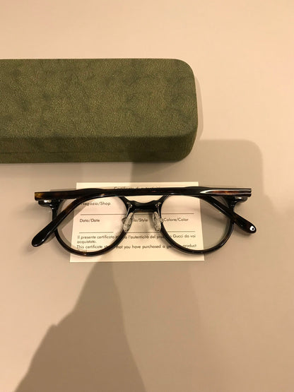 Compact Boston Round Eyeglass Frames front view