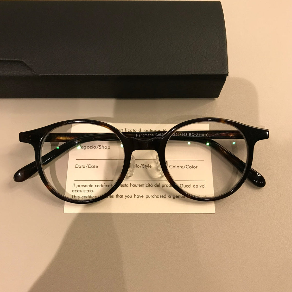 Compact Boston Round Eyeglass Frames - Tortoiseshell
