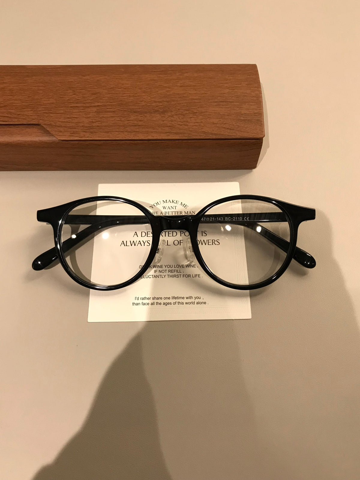 Compact Boston Round Eyeglass Frames additional product view