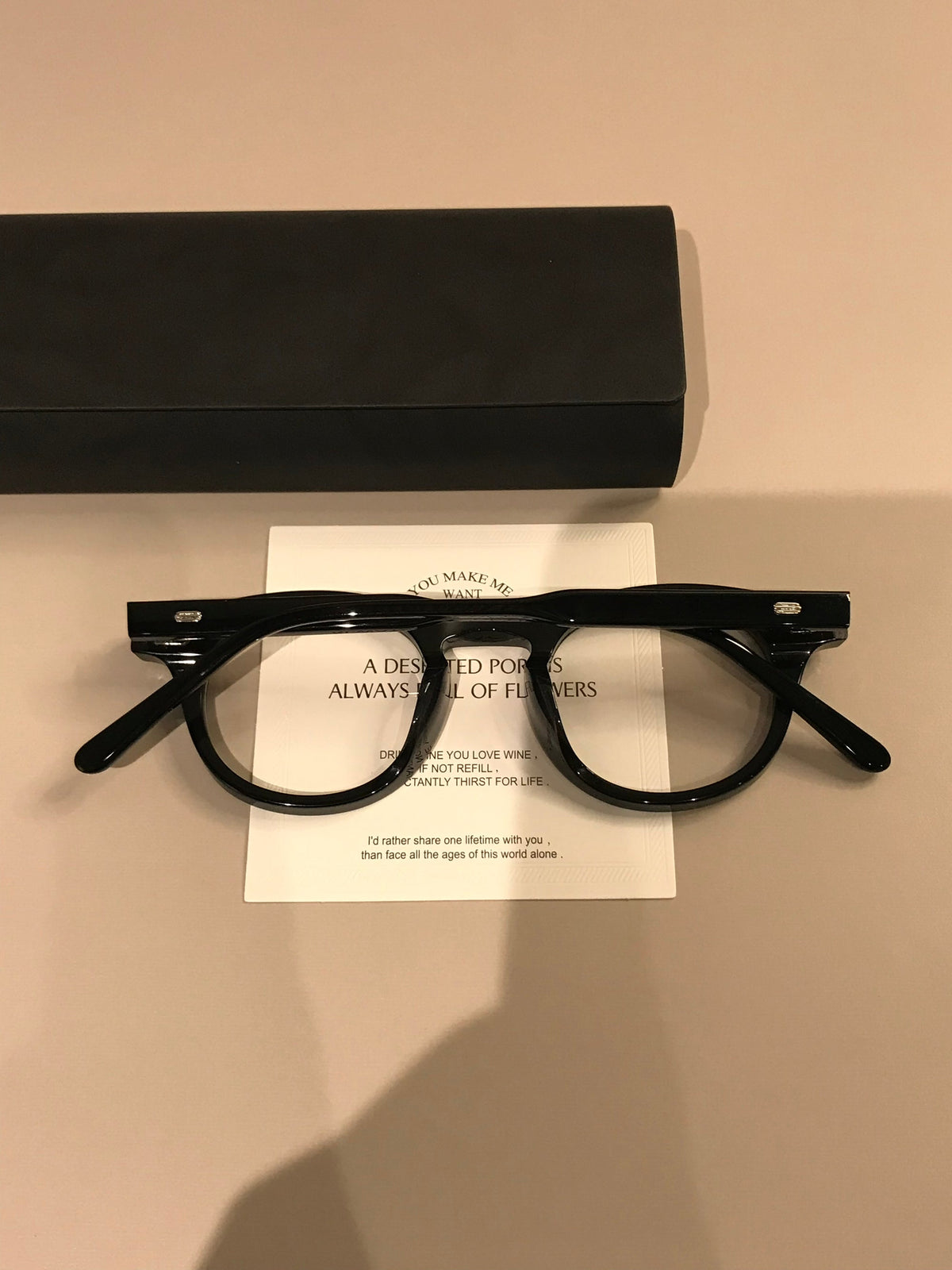 Retro Round Eyeglass Frames with a Broad Upper Rim, Tortoiseshell or Glossy Black