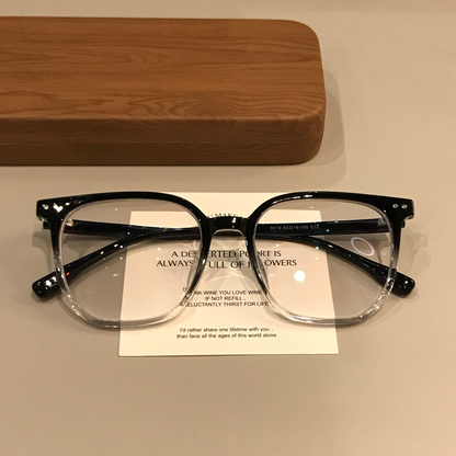 Men's Oversized Square Frames | Gradient Black side view