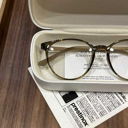 Broad Square Eyeglass Frames | Four Colors lens detail