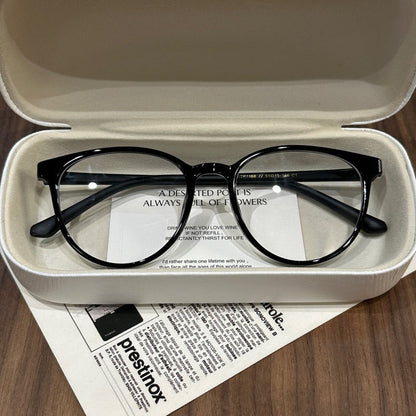 Broad Square Eyeglass Frames | Four Colors temple detail