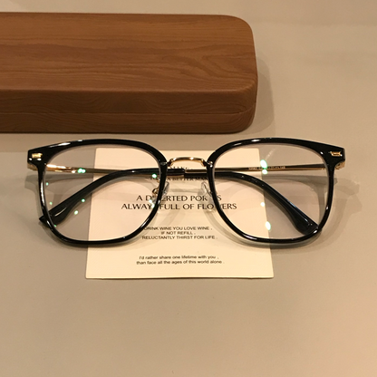 Men's Wide Rectangle Frames | Corner Studs