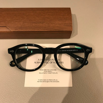 Men's Boston Oval Frames | Black or Tortoise