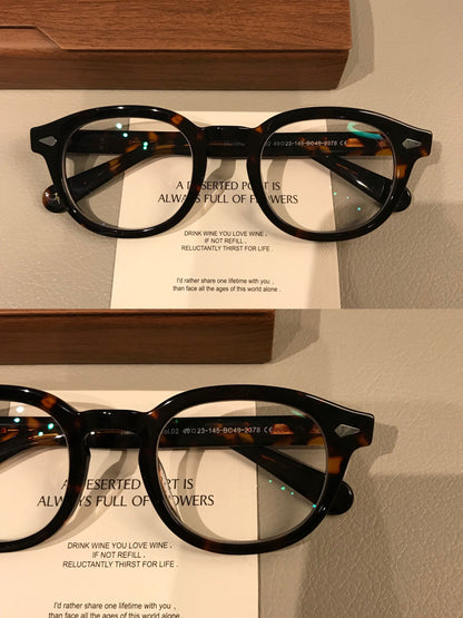 Men's Boston Oval Frames | Black or Tortoise additional product view