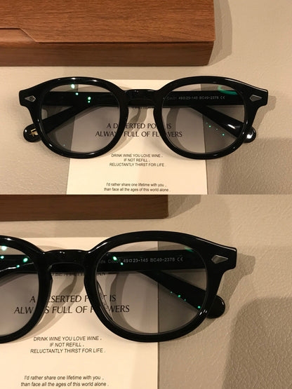 Men's Boston Oval Frames | Black or Tortoise additional product view